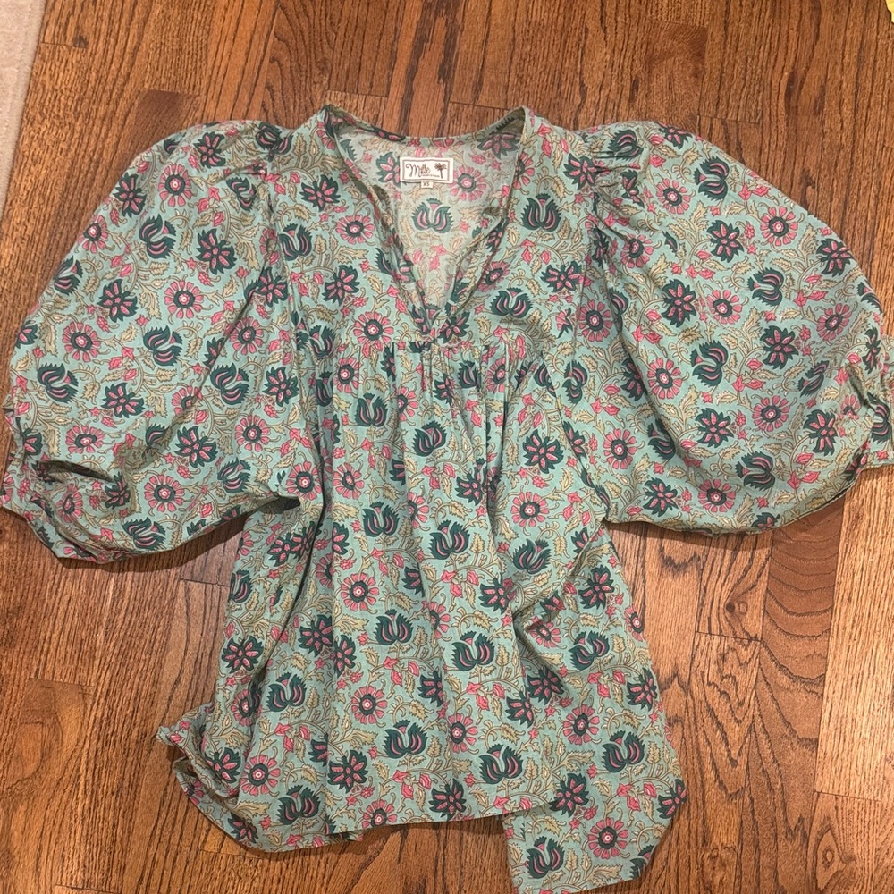 Chic Bohemian Floral Blouse